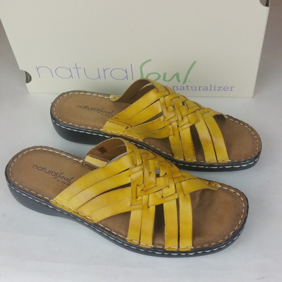 naturalizer yellow sandals